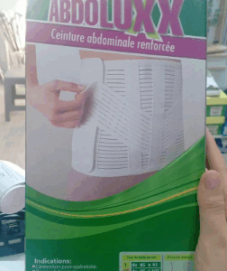 CEINTURE ABDOMINALE SIMPLE AEREE T2/T3 BLANC