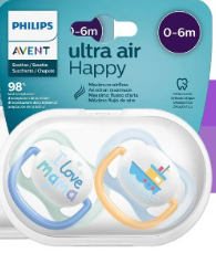 AVENT ULTRA AIR HAPPY SUCETTE 0-6M+