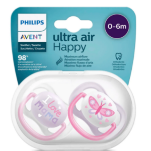 AVENT SUCETTE ULTRA AIR HAPPY SUCETTE 0-6M