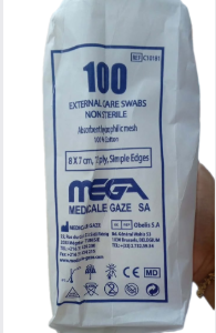 MEGA COMPRESSE NON STERILE  8*7CM BT/100