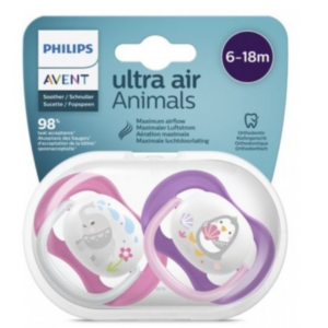 AVENT ULTRA AIR ANIMAL SUCETTE 6-18M