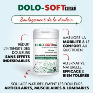 BIOHEALTH DOLOSOFT FORT 50MG BT 20 GELULES
