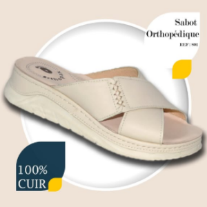 ORTHOPAX CLAQUETTE FEMME BEIGE REF:S01