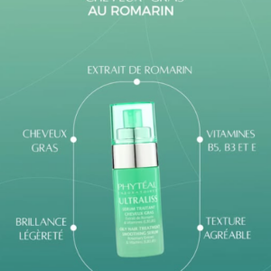 PHYTEAL ULTRALISS SERUM TRAITEMENT CHEVEUX GRAS 40ML VERT