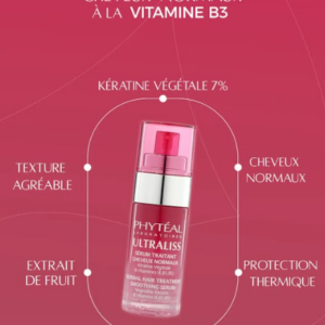 PHYTEAL ULTRALISS SERUM  TRAITEMENT CHEVEUX NORMAUX 40ML ROSE