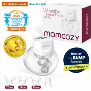 MOMCOSY S12PRO TIRE LAIT ELECTRIQUE MAIN LIBRE