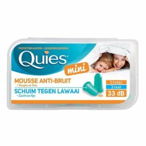 QUIES BOUCHON D OREILLE MOUSSE MINI BT 3 PAIRES